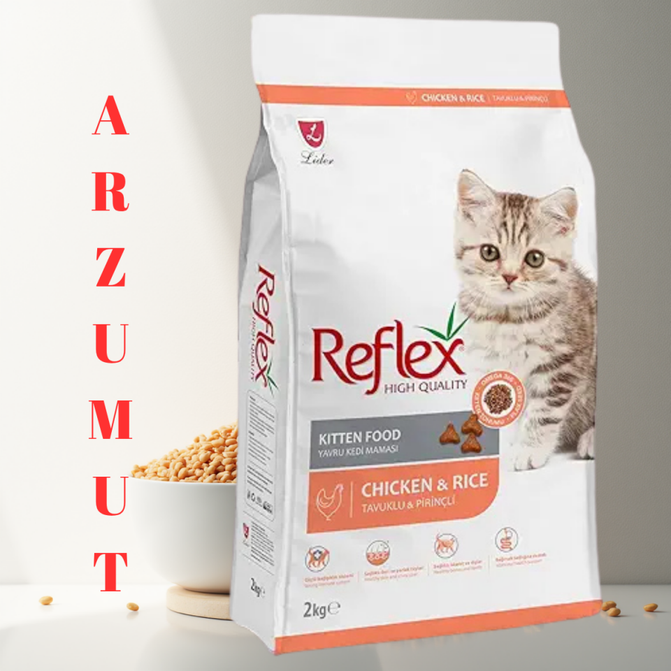 Reflex Tavuklu Ve Pirinçli Yavru Kedi Maması - 2 Kg | ARZUMUT