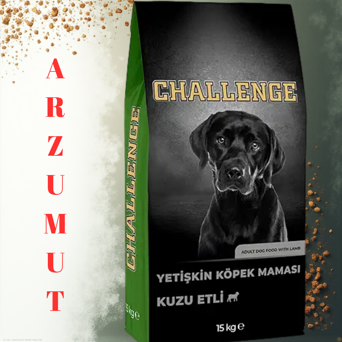 Challenge Kuzulu Yetişkin Köpek Maması 15 Kg