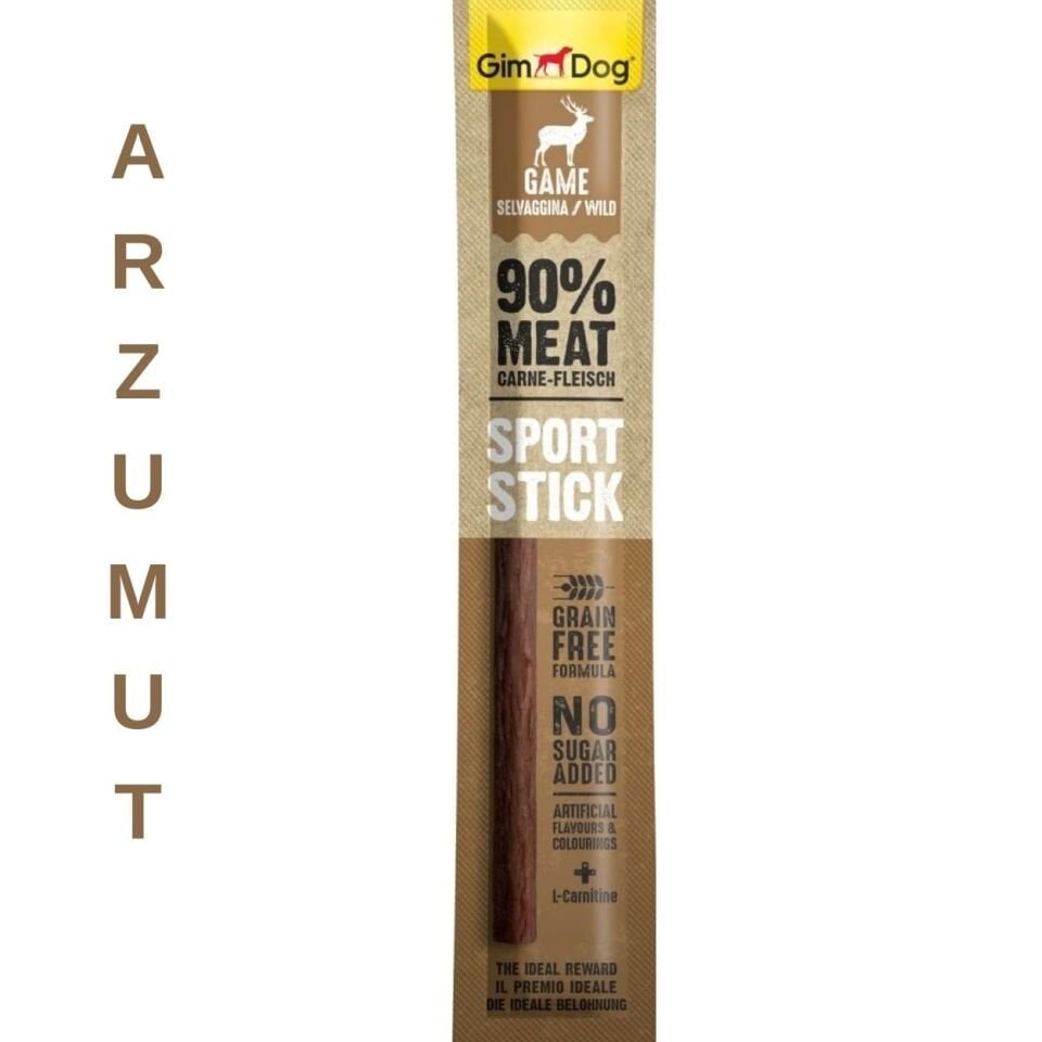 GimDog SportSticks Hindi Etli Tahılsız Köpek Ödül Çubuğu 12gr