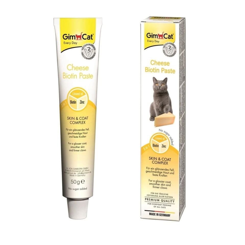 GimCat Cheese Biyotin Paste 50gr| ARZUMUT